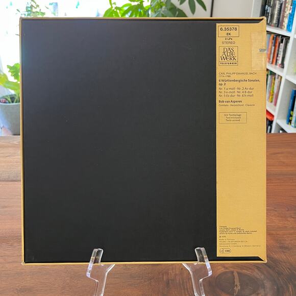 Carl Philipp Emmanuel Bach 6 Württembergische Sonaten Op2 LP Box 1978 Telefunken - Picture 10 of 10